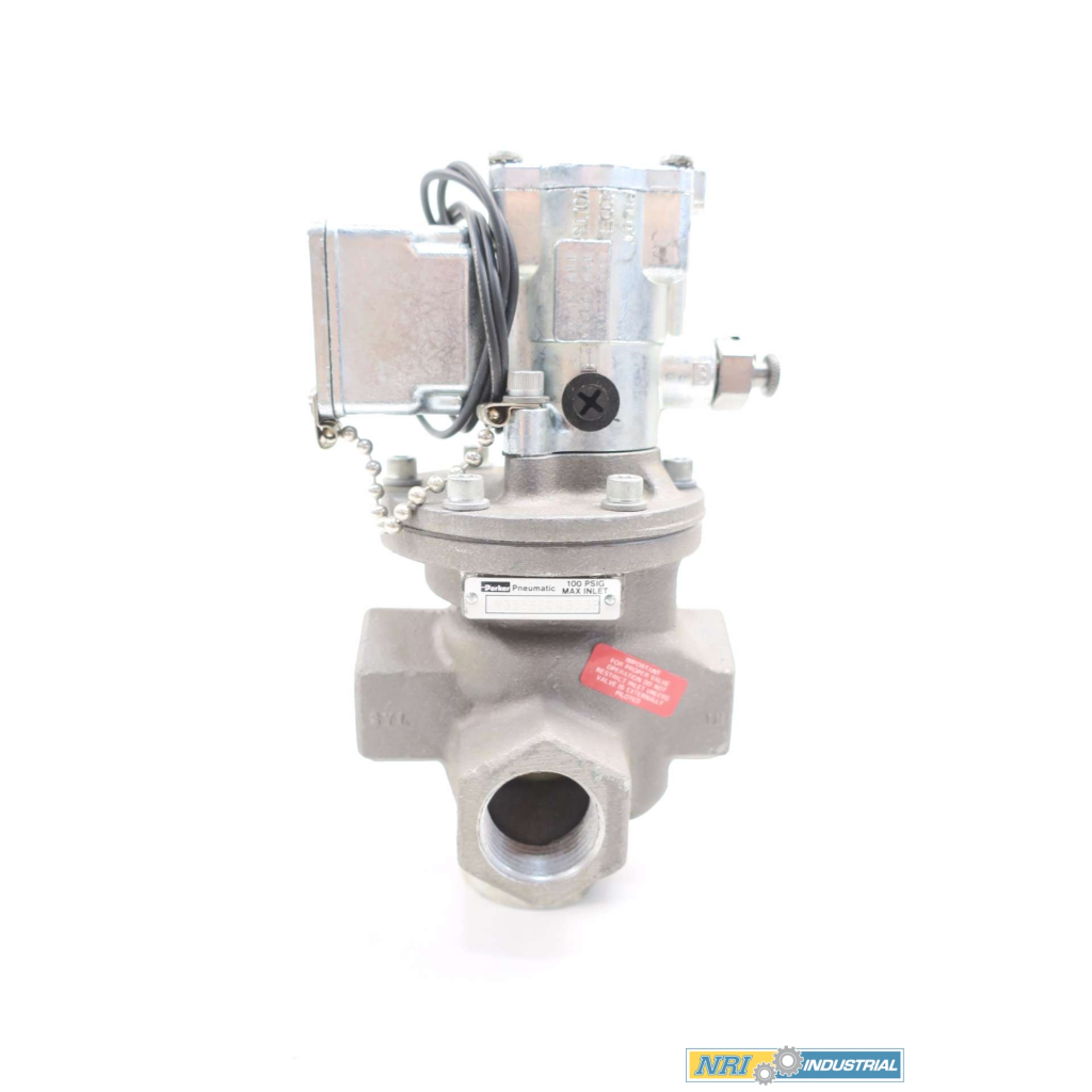 Parker N3556604553P Pneumatic Solenoid Valve 120v-ac 3/4x1in Npt