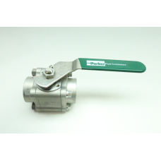 Parker 24PSW-SB24L-T-SS Manual Stainless Socket Weld Ball Valve 1-1/2in