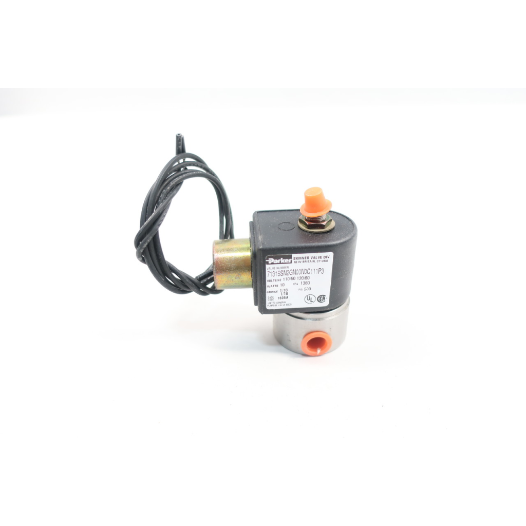 Parker 71315SN2GN00N0C111P3 Solenoid Valve 120v-ac 1/4in Npt