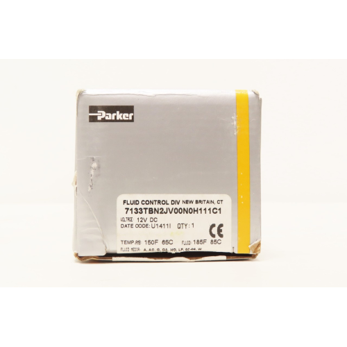 Parker 7133TBN2JV00N0H111C1 3 Way Brass 12v-dc 1/4in Npt Solenoid Valve