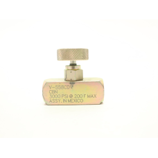 Parker V-558CDV Lone Star Manual Steel Needle Valve 3000psi 1/4in Npt