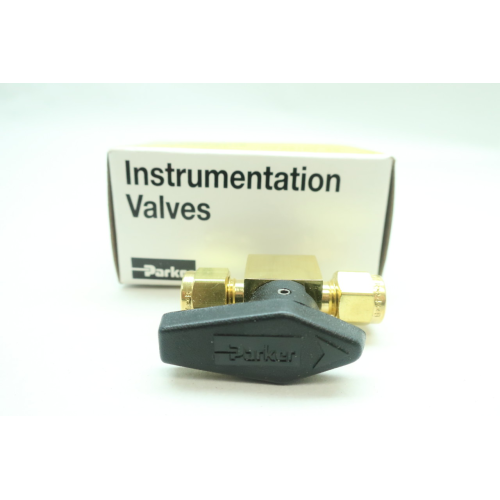 Parker 4Z-PR4-VT-B Brass Rotary Plug Valve 1/4in