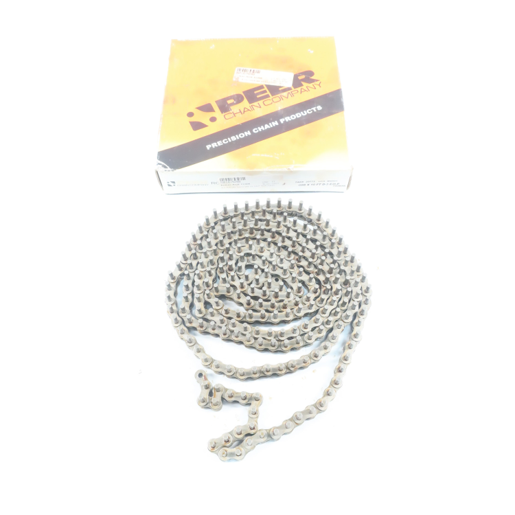 Peer 08B X 10 FT D-3 E2LP Single Roller Chain 10ft 1/2in