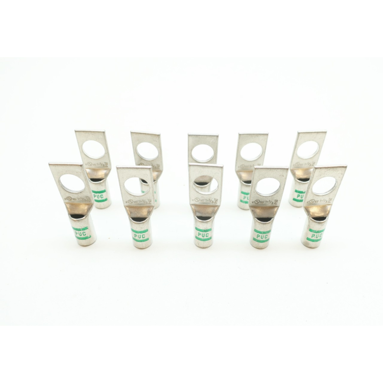 Penn-union BLU-1S4 Box Of 10 1/2in B-11 Green Compression Lug Connector