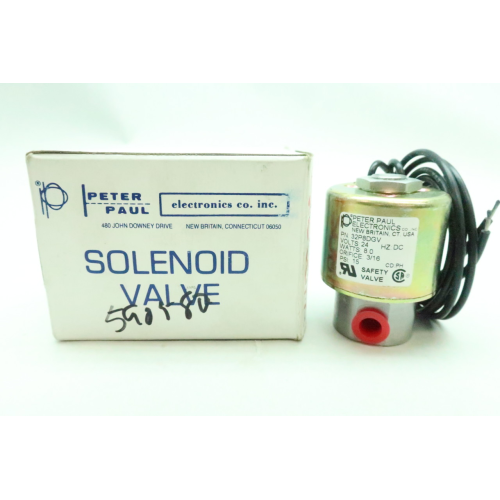 Peter Paul 32P8DGV Solenoid Valve 24v-dc