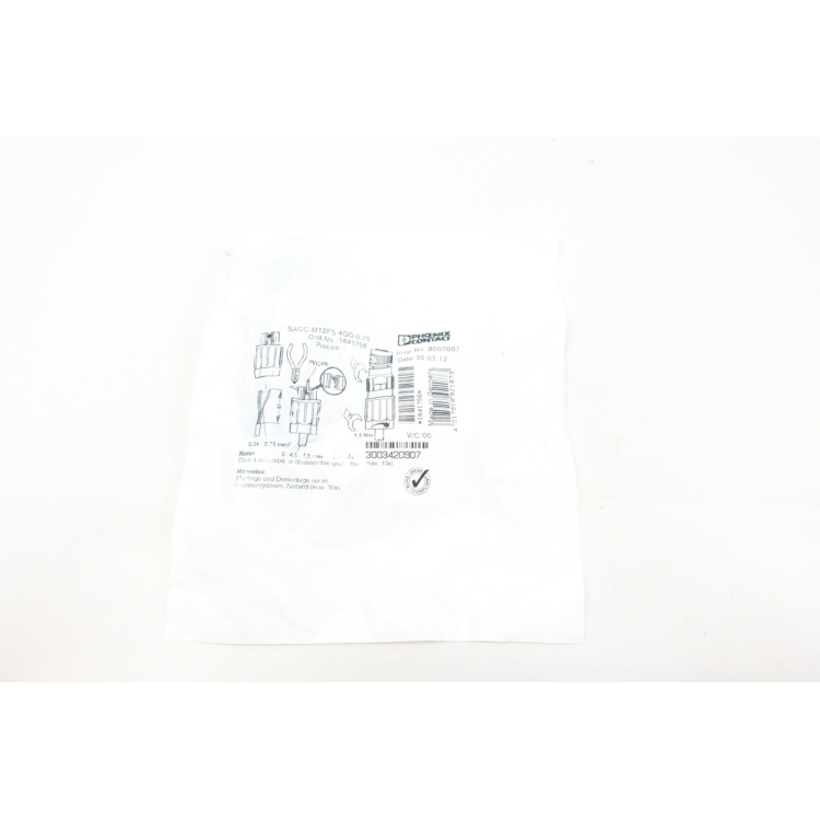 Phoenix Contact SACC-M12FS-4QO-0.75 Connector