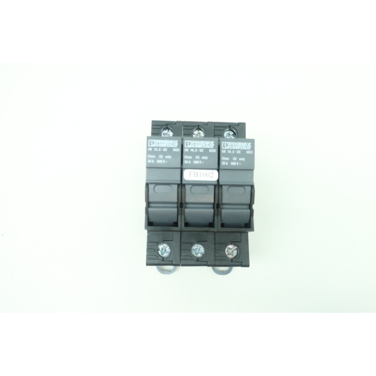Phoenix Contact UK 10,3-CC HESI Fuse Holder 3p 30a Amp 600v-ac