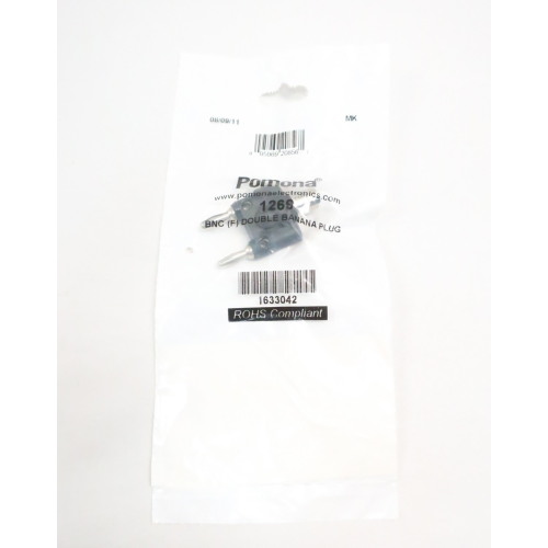 Pomona 1269 Bnc Female To Banana Plug Adapter