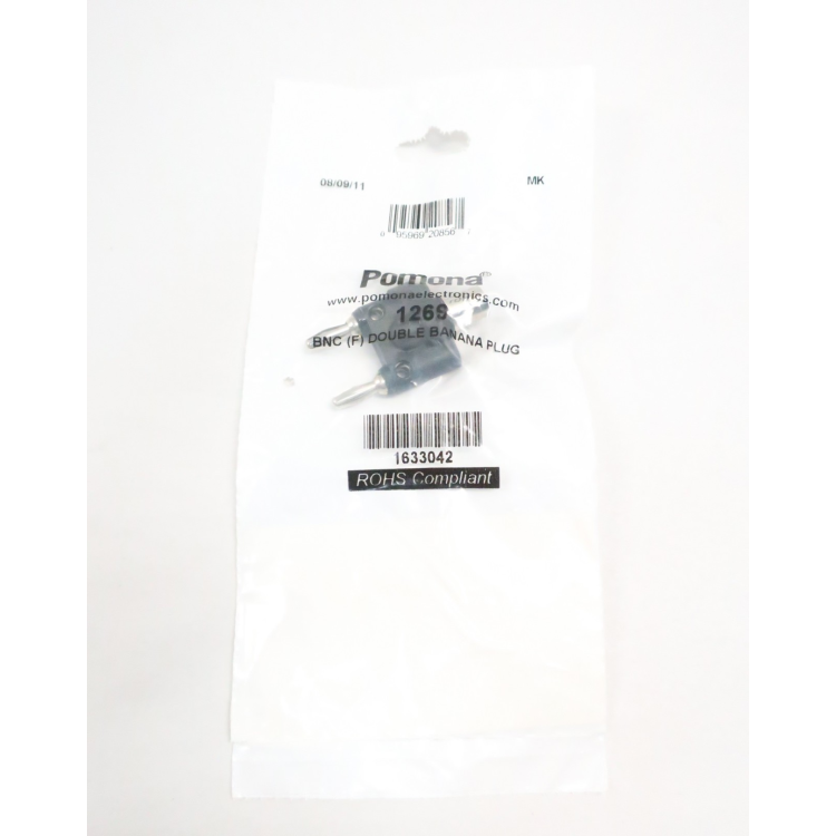 Pomona 1269 Bnc Female To Banana Plug Adapter
