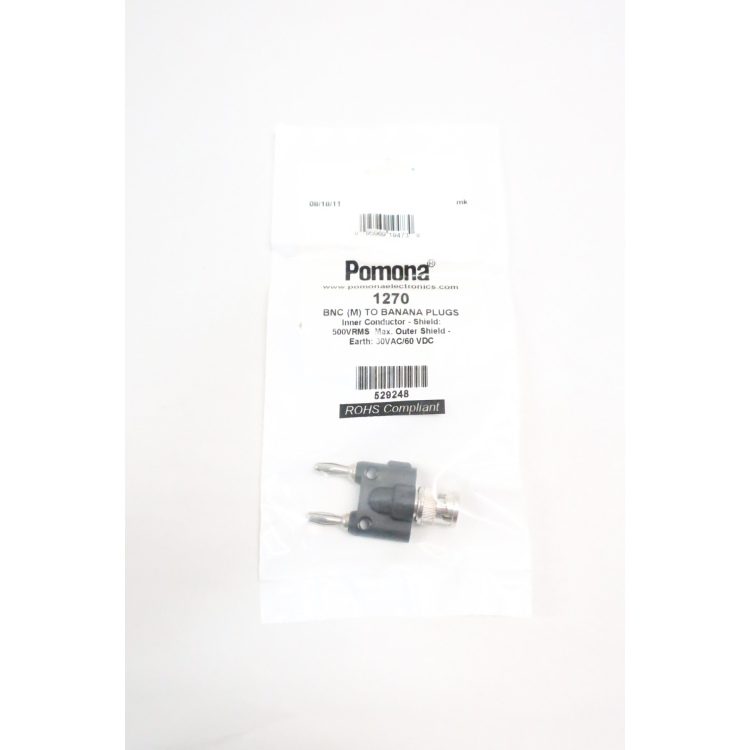 Pomona 1270 Bnc Male To Banana Plug Adapter 30v-ac