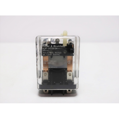 Potter Brumfield KUP-11D25-24 600v-ac 24v-dc Plug-in Relay Potter Brumfield KUP-11D25-24 600v-ac 24v-dc Plug-in Relay