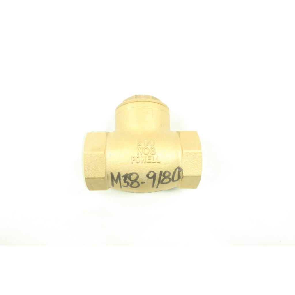 Powell Bronze Swing Gate Check Valve 1-1/2in Npt 125