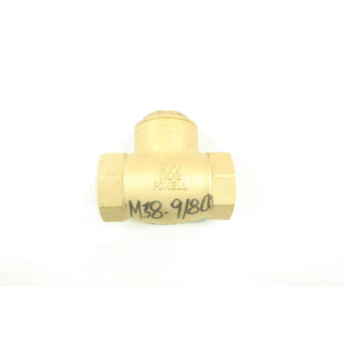 Powell Bronze Swing Gate Check Valve 1-1/2in Npt 125
