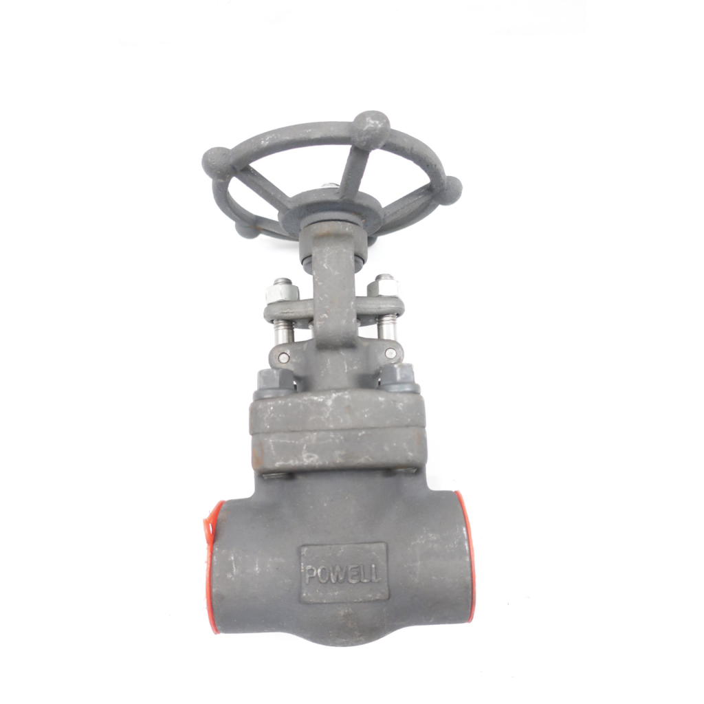 Powell GA08SA58GB Wedge Gate Valve Manual 800 Steel Socket Weld 1-1/2in