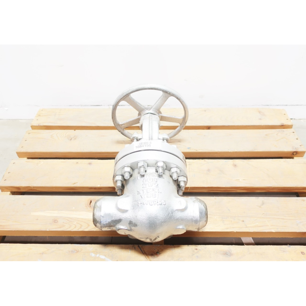 Powell 2.50 600 3JN9 Manual 600 Steel Butt Weld 2-1/2in Wedge Gate Valve