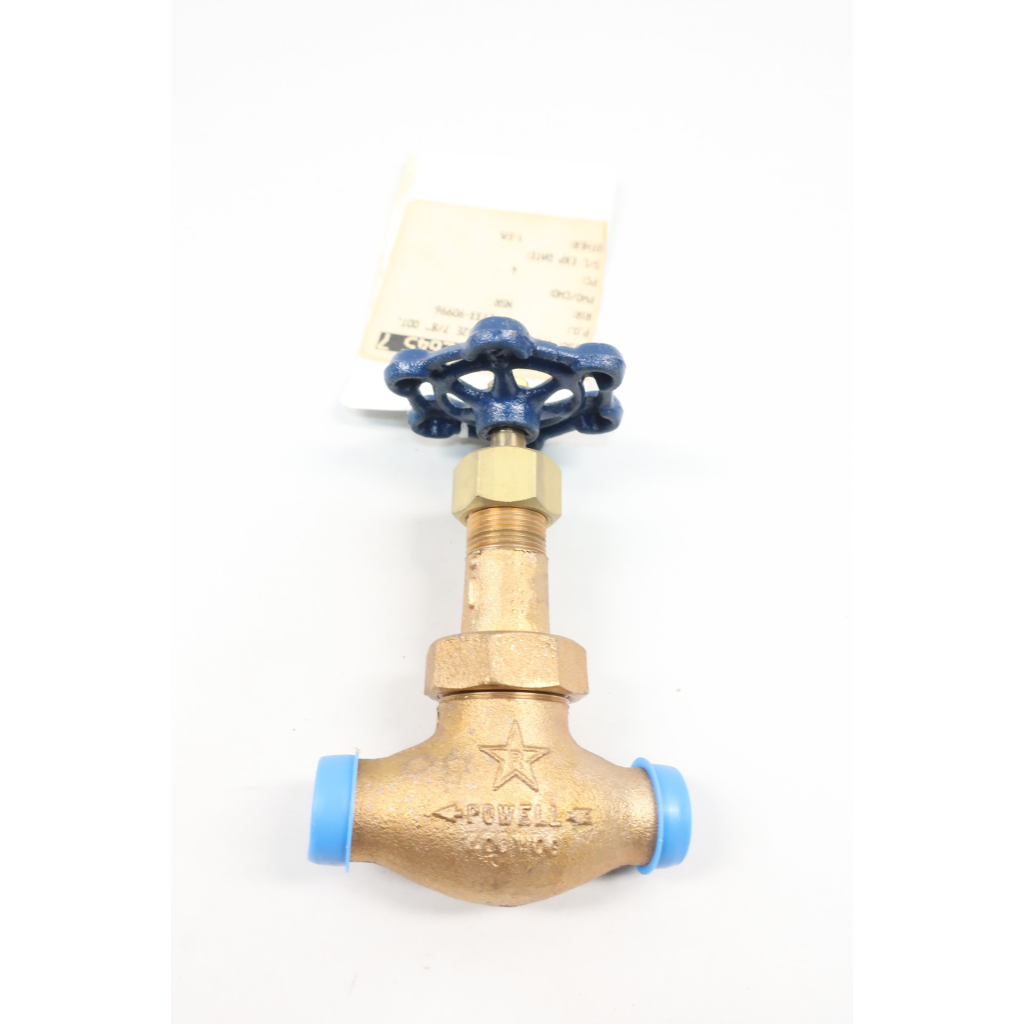 Powell Manual Bronze Butt Weld Globe Valve 1/2in