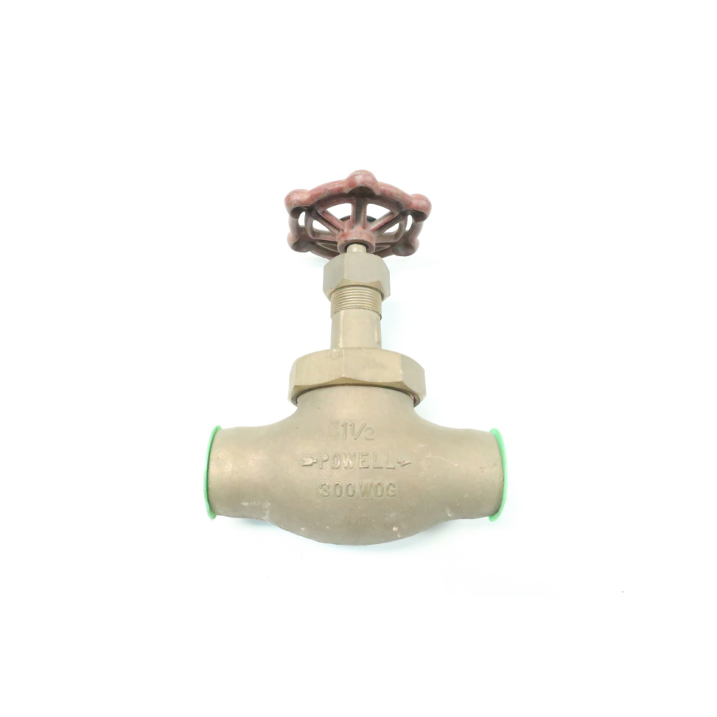 Powell 1823 Manual Bronze Solder End Globe Valve 1-1/2in 300wog
