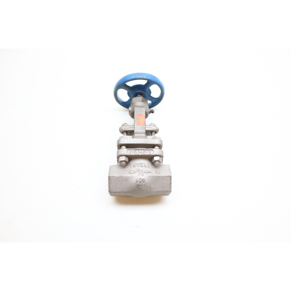 Powell 18-8SM0 Globe Valve Manual 200 Stainless Threaded 3/4in Npt