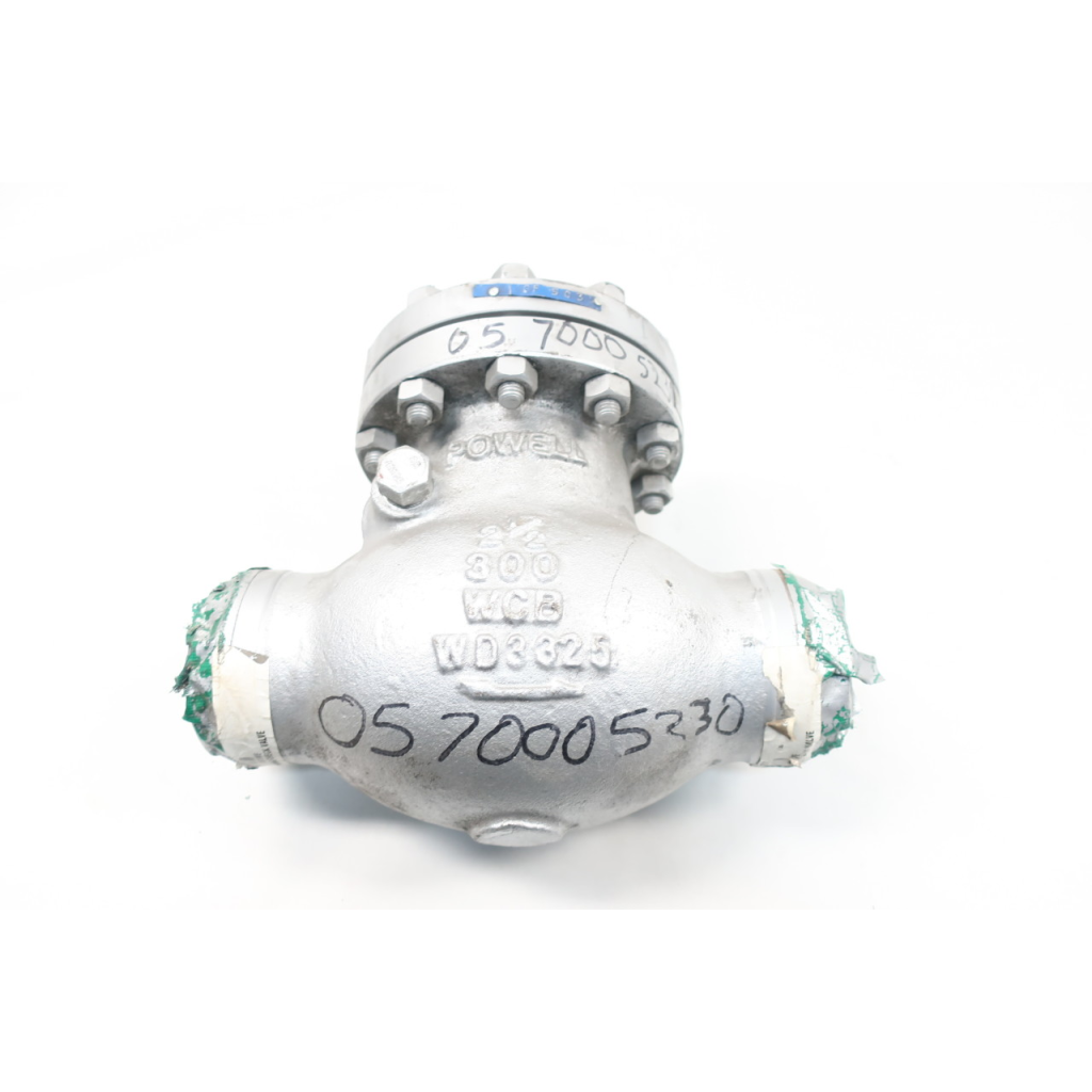 Powell 3061WE Swing Gate Check Valve Steel Butt Weld 2-1/2in