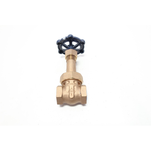Powell 377 Wedge Gate Valve Manual 300 Bronze Threaded 1in Npt