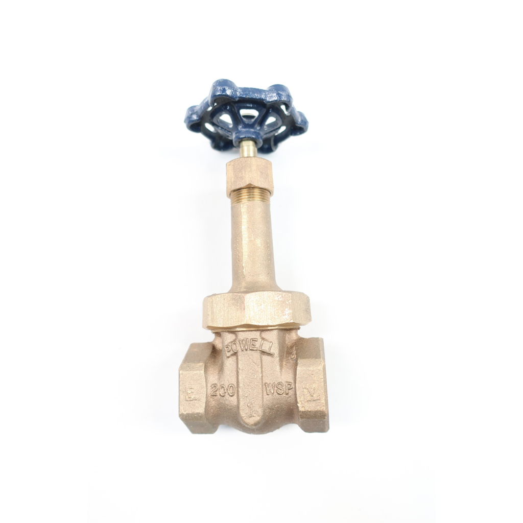 Powell 375 White Star Manual Bronze Wedge Gate Valve 1in Npt