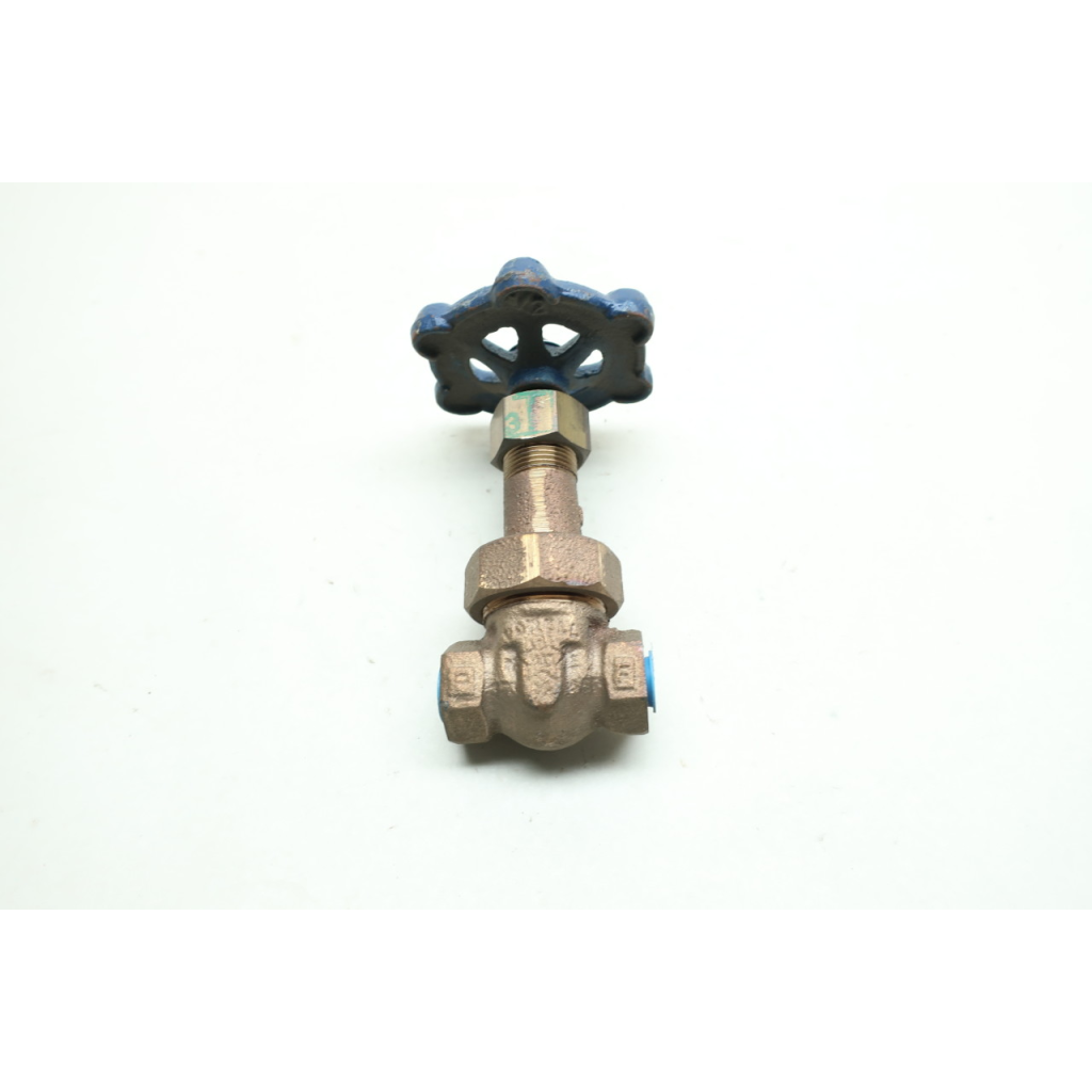 Powell 377 White Star Wedge Gate Valve Manual Bronze Threaded 1/4in Npt