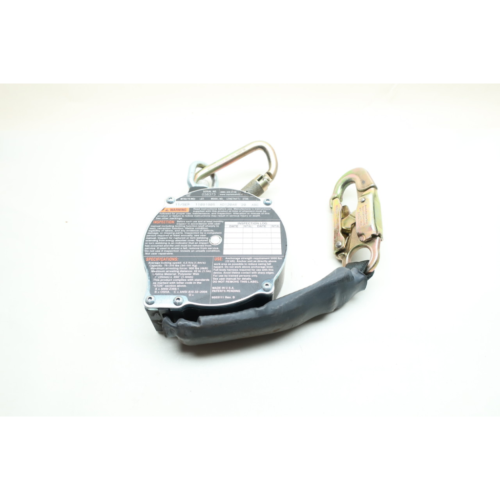 Protecta AD120AR Rebel Self Retracting Lifline Swivel 20ft 75-310lbs