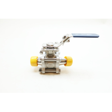Qsm 33NF Tru-flo Ball Valve Manual Stainless Tri-clamp Sanitary 3/4in Qsm 33NF Tru-flo Ball Valve Manual Stainless Tri-clamp Sanitary 3/4in
