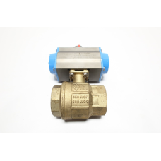 Rb Pneumatic Ball Valve Brass Threaded 2in Npt Rb Pneumatic Ball Valve Brass Threaded 2in Npt