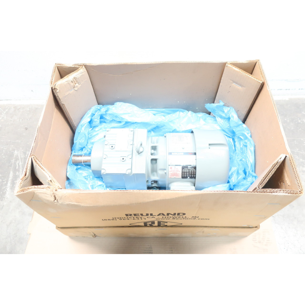 Reuland 0010C-1BAC-0271 Gearmotor 40rpm 3ph 1hp 230/460v-ac