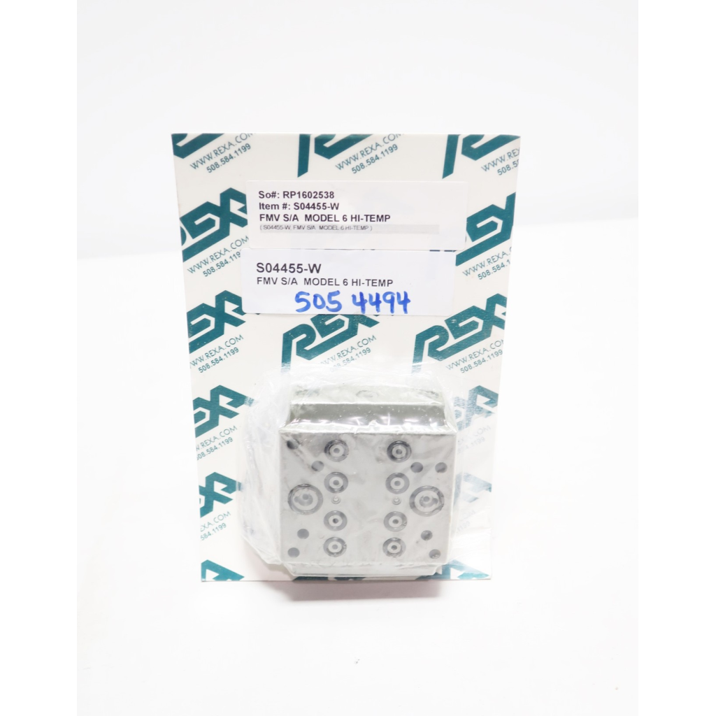 Rexa S04455-W Fmw S/a Model 6 Hi-temp Flow Matching Valve