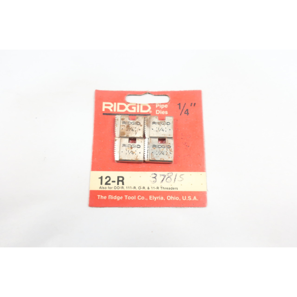 Ridgid 37815 Pipe Threading Die 12-r 1/4in