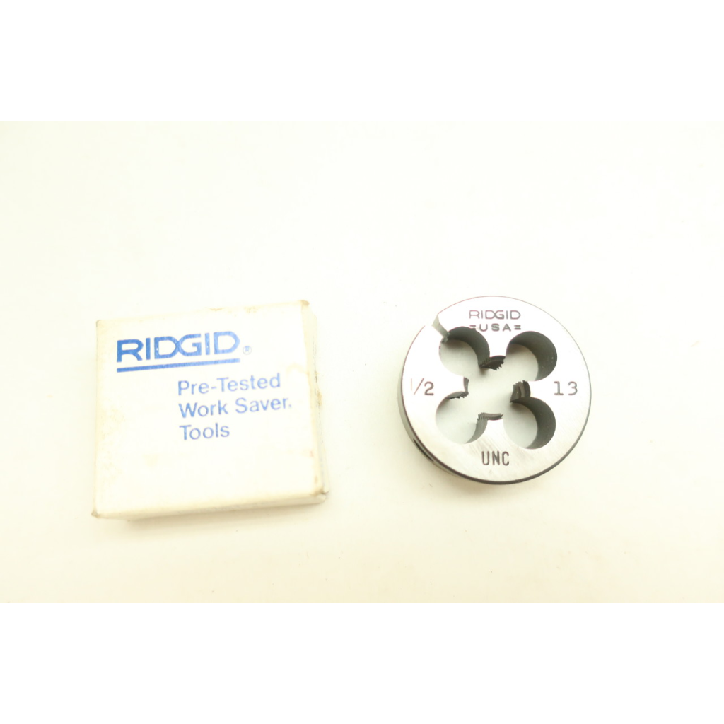 Ridgid 38355 Split Die 1/2in 13unc