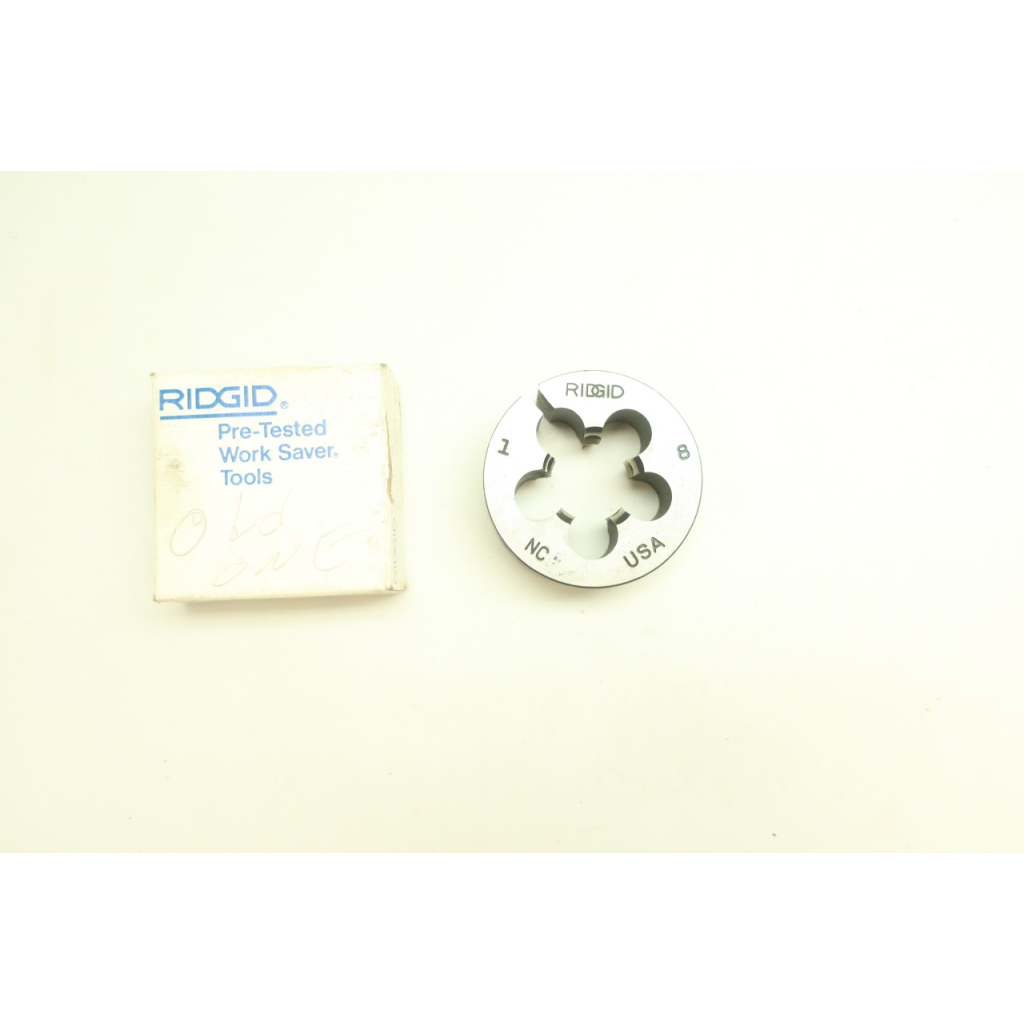 Ridgid Split Threading Die 1in 8unc