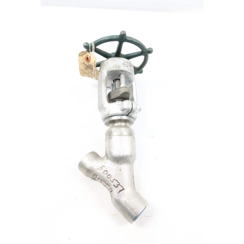 Rockwell 36124 Manual Stainless Socket Weld Globe Valve 3/4in 1690