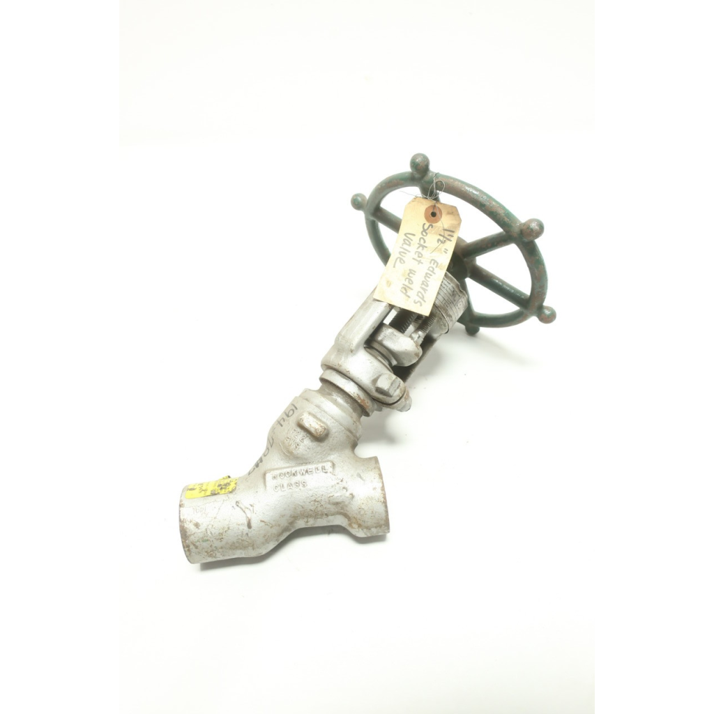 Rockwell SP-84A Manual 2680 Steel Socket Weld Globe Valve 1/2in