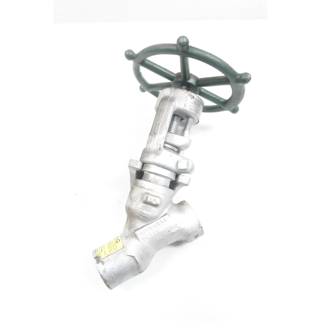Rockwell-edward B36224 Univalve Manual 1690 Steel Socket Weld 1/2in Globe Valve