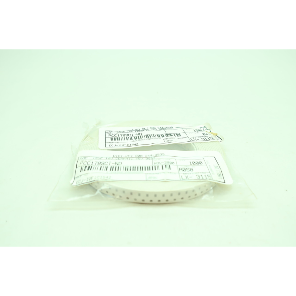Roll Of 1000 Panasonic PCC1789CT-ND Ceramic Capacitor 15uf 16v-ac