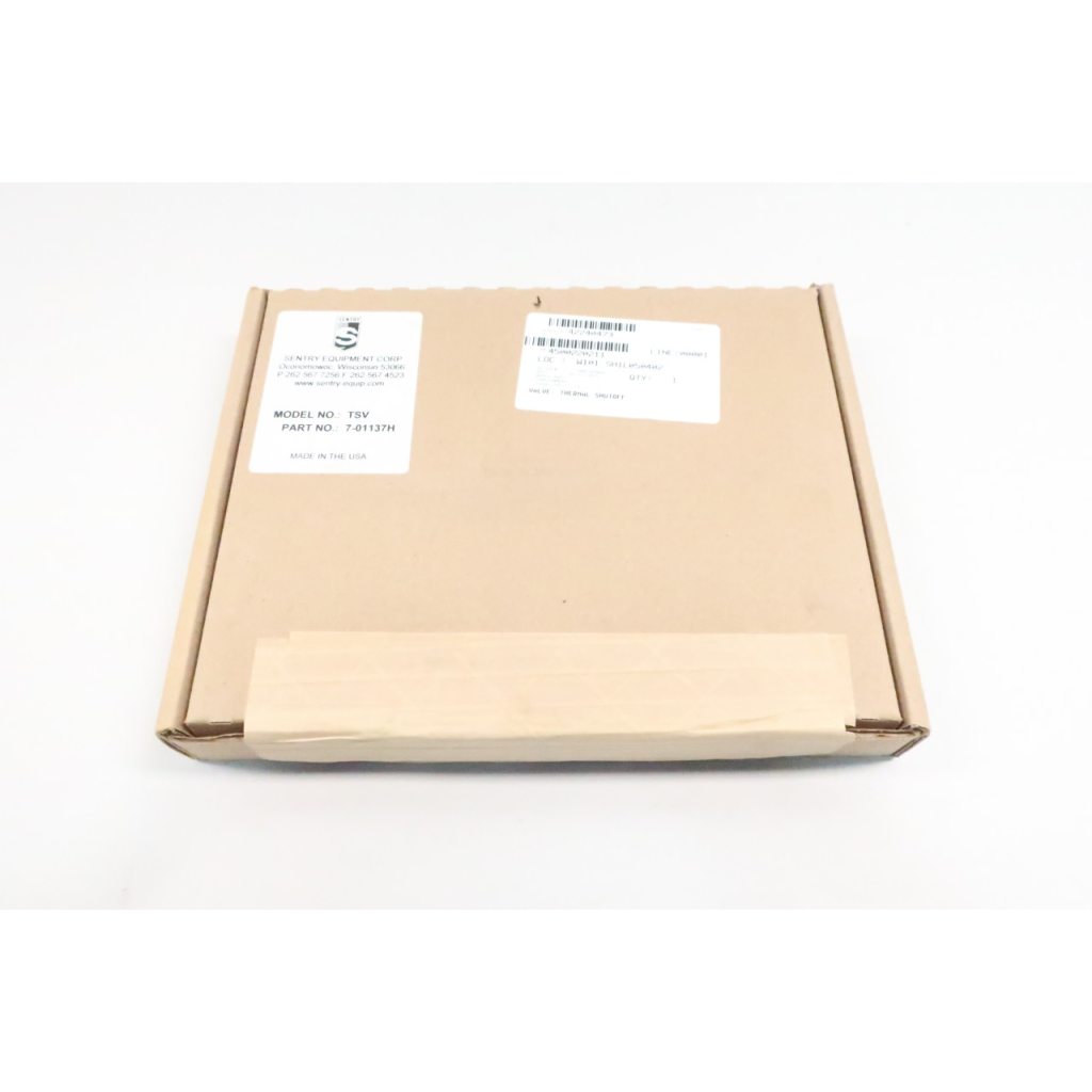 SENTRY EQUIPMENT TSV 7-01137H