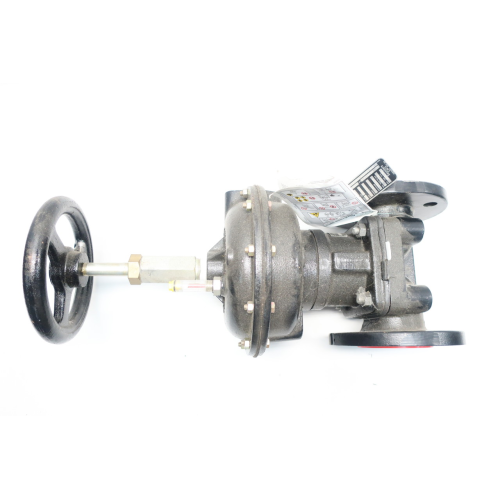 Saunders 3449 Manual Iron Flanged Diaphragm Valve 2-1/2in 150