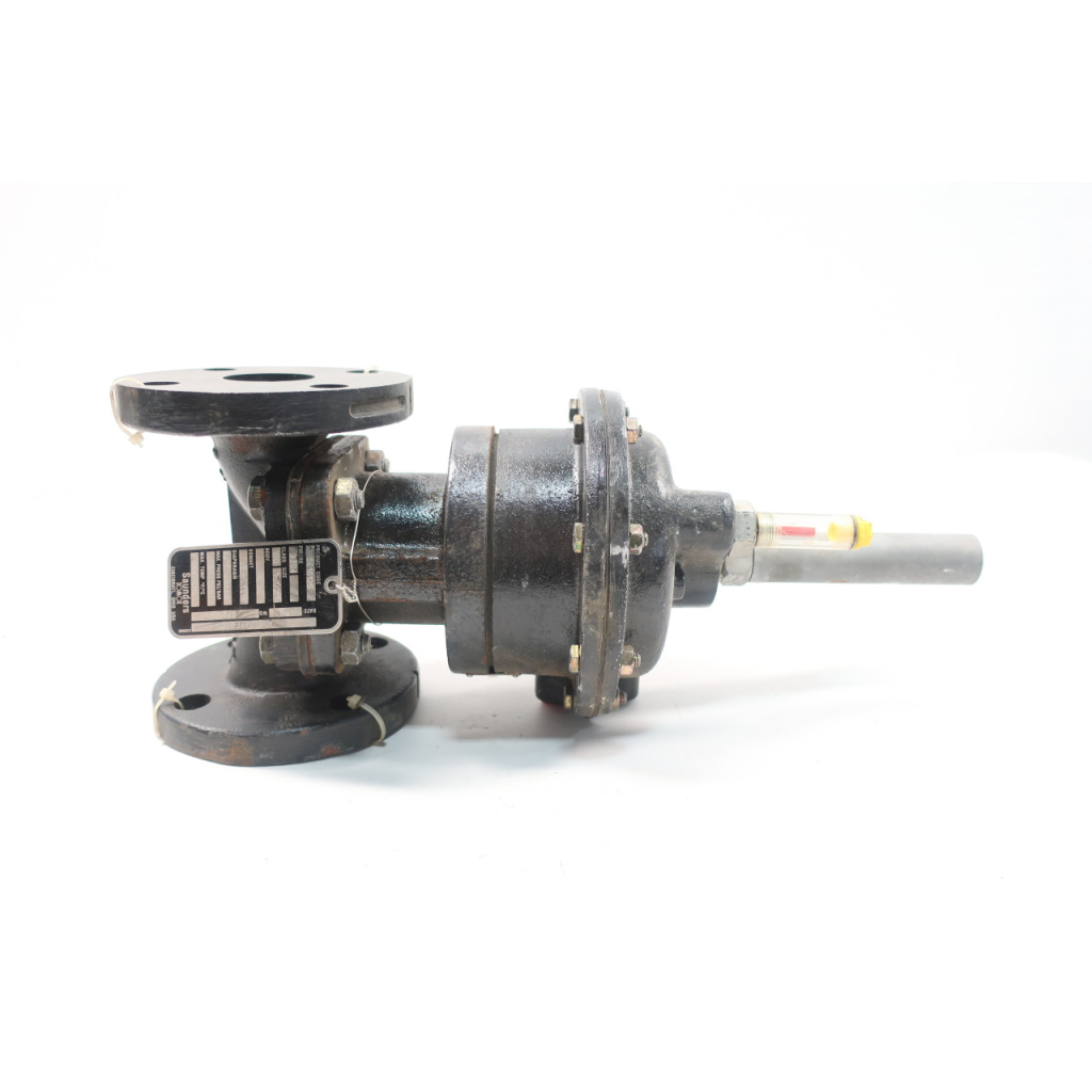 Saunders SE16125 Pneumatic Iron Flanged Diaphragm Valve 1-1/2in 150