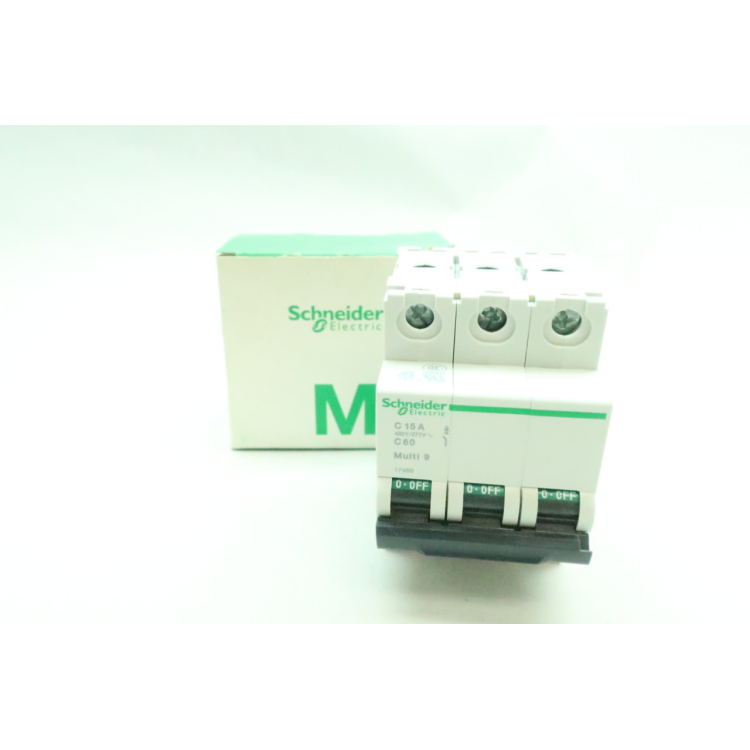 Schneider 17466 Multi 9 C60 Circuit Protector 3p 15a Amp