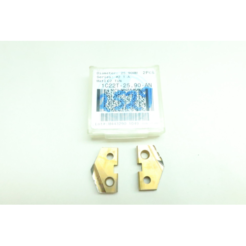 Set Of 2 Amec 1C22T-25.90-AN Cobalt Spade Blade Insert 25.90mm