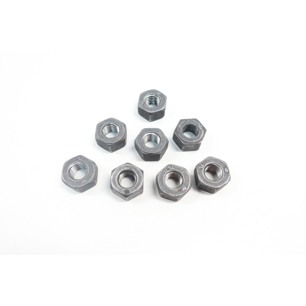 Set Of 8 Atwood & Morrill 21677 085 0000 000 Steel Gland Stud Hex Nut
