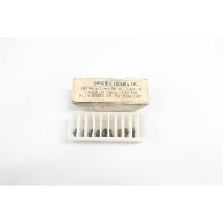 Set Of 9 Dynamic Tooling Carbide Insert