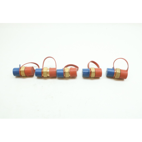 Set Of 5 16449 F 1/2 Nozzle W/ Blow Off Cap