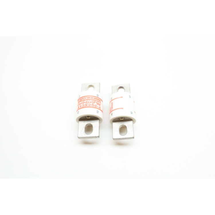 Set Of 2 Ferraz Shawmut A13X250-4 Semiconductor Cartridge Fuse 250a Amp 130v-ac