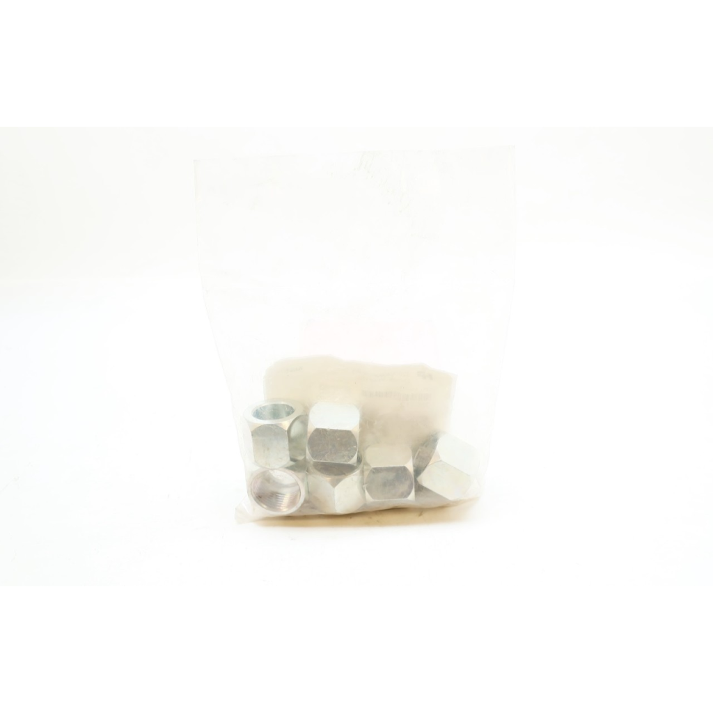 Set Of 6 Hydra-flex 0318-12 Tube Nut Jic 1-1/16in-12