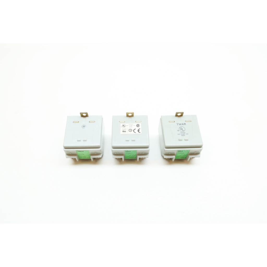 Set Of 3 Idec TWTD-0126D Pushbutton Lamp Transformer 120v-ac