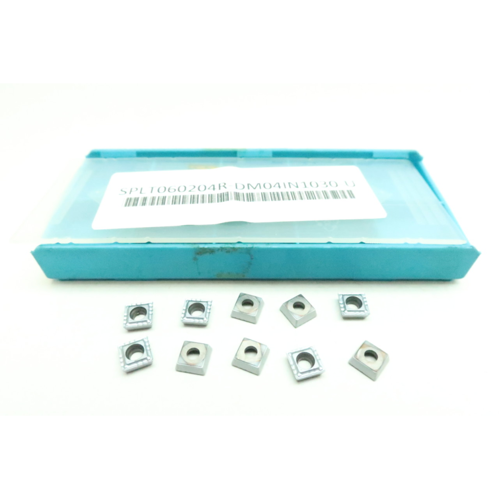 Set Of 10 Ingersoll SPLT060204R-DM04 1030 Carbide Insert